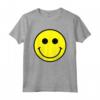 Maglietta con Viso Sorridente Giallo - Stile Retro Anni '70/'80/'90 - Maglietta Felice e alla Moda