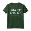 HapTiger How You Doin? Black Maglietta - Official Licensed Friends TV Show T-shirt by Warner Bros