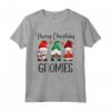 Merry Christmas Gnomies Shirt - Gnome Family Christmas Pajamas - Funny Xmas Tops for Women