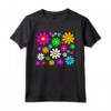 Happy Bright Daisies - Maglietta Daisy Vintage anni '60 '70 - Ideale per Mod Flower Lovers e Giardinieri Groovy