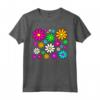 Happy Bright Daisies - Maglietta Daisy Vintage anni '60 '70 - Ideale per Mod Flower Lovers e Giardinieri Groovy