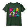 Happy Bright Daisies - Maglietta Daisy Vintage anni '60 '70 - Ideale per Mod Flower Lovers e Giardinieri Groovy