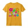 Happy Bright Daisies - Maglietta Daisy Vintage anni '60 '70 - Ideale per Mod Flower Lovers e Giardinieri Groovy