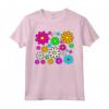 Happy Bright Daisies - Maglietta Daisy Vintage anni '60 '70 - Ideale per Mod Flower Lovers e Giardinieri Groovy