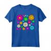 Happy Bright Daisies - Maglietta Daisy Vintage anni '60 '70 - Ideale per Mod Flower Lovers e Giardinieri Groovy