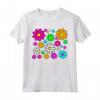 Happy Bright Daisies - Maglietta Daisy Vintage anni '60 '70 - Ideale per Mod Flower Lovers e Giardinieri Groovy