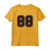 Maglia #88 Black Sports Team - Numero 88 Maglietta Personalizzata per Atleti e Fan di Sport - Ideale per Compleanni e Regali