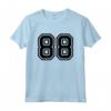 Maglia #88 Black Sports Team - Numero 88 Maglietta Personalizzata per Atleti e Fan di Sport - Ideale per Compleanni e Regali