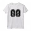 Maglia #88 Black Sports Team - Numero 88 Maglietta Personalizzata per Atleti e Fan di Sport - Ideale per Compleanni e Regali