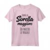 Sono la Sorella Maggiore - Maglietta Divertente per la Rivalità tra Sorelle - Ideale per Regalo