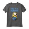 HapTiger Minions Stuart One In A Minion Maglietta - Officially Licensed Apparel for Fans