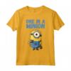 HapTiger Minions Stuart One In A Minion Maglietta - Officially Licensed Apparel for Fans