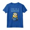 HapTiger Minions Stuart One In A Minion Maglietta - Officially Licensed Apparel for Fans