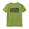 I Love My Hot Girlfriend So Please Stay Away From Me - Funny Valentine's Day T-shirt for Boyfriends - Unique Gift Idea for Christmas or Birthday