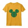 HapTiger Mickey Mouse Icon Green and Red Holiday Plaid Maglietta - Matching Family Christmas Tee Shirts - Disney Holiday Merchandise