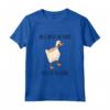 Mess With The Honk You Get The Bonk Shirt - Funny Goose Game Maglietta for Video Gamers - Great Christmas or Birthday Gift