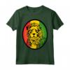 Rasta Lion Reggae Dreadlocks Profile T-Shirt for Rastafari Lovers - Fun Gift Idea for Birthday or Any Occasion
