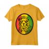 Rasta Lion Reggae Dreadlocks Profile T-Shirt for Rastafari Lovers - Fun Gift Idea for Birthday or Any Occasion