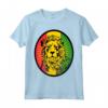 Rasta Lion Reggae Dreadlocks Profile T-Shirt for Rastafari Lovers - Fun Gift Idea for Birthday or Any Occasion