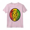 Rasta Lion Reggae Dreadlocks Profile T-Shirt for Rastafari Lovers - Fun Gift Idea for Birthday or Any Occasion