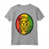 Rasta Lion Reggae Dreadlocks Profile T-Shirt for Rastafari Lovers - Fun Gift Idea for Birthday or Any Occasion