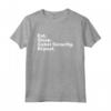 HapTiger for Cyber Security Analyst - Eat Sleep Cyber Security Repeat T-shirt - Gift for IT Professionals