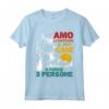 Maglia Vintage Amo La Montagna il mio Cane e forse 3 Persone - Maglietta per Escursionisti e Amanti dei Cani - Regalo Natalizio per Uomini e Donne