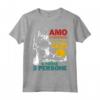 Maglia Vintage Amo La Montagna il mio Cane e forse 3 Persone - Maglietta per Escursionisti e Amanti dei Cani - Regalo Natalizio per Uomini e Donne