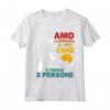 Maglia Vintage Amo La Montagna il mio Cane e forse 3 Persone - Maglietta per Escursionisti e Amanti dei Cani - Regalo Natalizio per Uomini e Donne