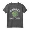Mommys Lucky Charm - Camicia con Ciondolo Portafortuna della Mamma Divertente per San Patrizio - Idea Regalo per Uomini, Donne e Bambini