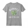 Mommys Lucky Charm - Camicia con Ciondolo Portafortuna della Mamma Divertente per San Patrizio - Idea Regalo per Uomini, Donne e Bambini