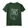 Elegant Line Art Esotico Gatto a pelo corto Maglietta - Design Unico per Amanti dei Gatti Esotici - Ideale per Regali