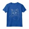 Elegant Line Art Esotico Gatto a Pelo Corto Maglietta - Amore Felino per i Gatti Esotici - Ideale per Regali per Bambini e Amanti dei Gatti