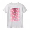 I LOVE RED - HapTiger Maglietta Bianca con Emoji Iconiche 2023 - Outfit Perfetto per Eventi Estivi in Italia