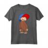 CAPPELLO GEORGE - Maglietta con Scimmia e Banana per Bambini - Ideale come Regalo di Compleanno