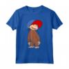 CAPPELLO GEORGE - Maglietta con Scimmia e Banana per Bambini - Ideale come Regalo di Compleanno