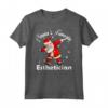 Divertente Dabbing - Maglietta Natale Babbo Natale - Regalo di Natale per Estetista Preferito - Ideale per Calze di Natale