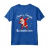 Divertente Dabbing - Maglietta Natale Babbo Natale - Regalo di Natale per Estetista Preferito - Ideale per Calze di Natale