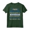 Festa Del Papà Migliore Del Mondo - Maglietta Supereroe per Figlio e Figlia - Regalo Personalizzato per Papà