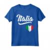 Italia Italia Bandiera Cuore - Italiano Patrimonio Famiglia Maglietta Novità - Ideale Regalo per Uomini, Donne, Bambini e Famiglie