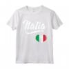 Italia Italia Bandiera Cuore - Italiano Patrimonio Famiglia Maglietta Novità - Ideale Regalo per Uomini, Donne, Bambini e Famiglie