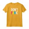 Don't Panic Trendy Pansexual Pride Bandiera Arcobaleno Estetica Maglietta - LGBTQ Pride Merchandising per Orgoglio Pansessuale