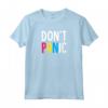 Don't Panic Trendy Pansexual Pride Bandiera Arcobaleno Estetica Maglietta - LGBTQ Pride Merchandising per Orgoglio Pansessuale