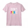 Don't Panic Trendy Pansexual Pride Bandiera Arcobaleno Estetica Maglietta - LGBTQ Pride Merchandising per Orgoglio Pansessuale