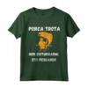 Porca Trota - Maglietta Divertente Pesca per il Papà Pescatore - Regalo Ideale per la Festa del Papà