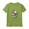 T-shirt a Forma di Teschio con Fiori di Zucchero - Halloween Maglietta per Donne e Ragazze - Ottima Idea Regalo per Halloween