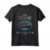 Un 1912 Retro Vintage TITANIC Viaggio Nave Crociera Ragazzi Maglietta - Ideale per Compleanno o Natale - Abbigliamento per Bambini
