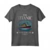 Un 1912 Retro Vintage TITANIC Viaggio Nave Crociera Ragazzi Maglietta - Ideale per Compleanno o Natale - Abbigliamento per Bambini