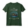 Un 1912 Retro Vintage TITANIC Viaggio Nave Crociera Ragazzi Maglietta - Ideale per Compleanno o Natale - Abbigliamento per Bambini