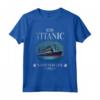 Un 1912 Retro Vintage TITANIC Viaggio Nave Crociera Ragazzi Maglietta - Ideale per Compleanno o Natale - Abbigliamento per Bambini